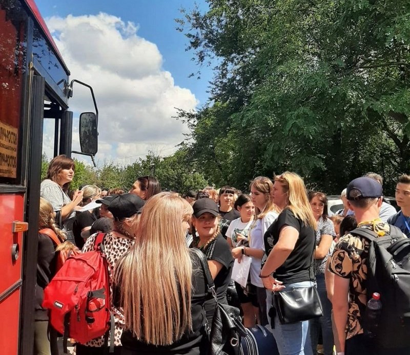 Группа детей из Красного Луча отправилась на отдых в Республику Башкортостан